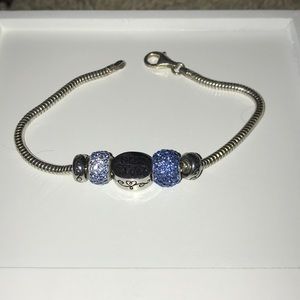 "celebrate life" stainless steel bracelet